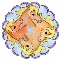 29986 Mini Mandala-Designer Horses