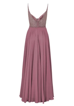 Abendkleid aus Materialmix