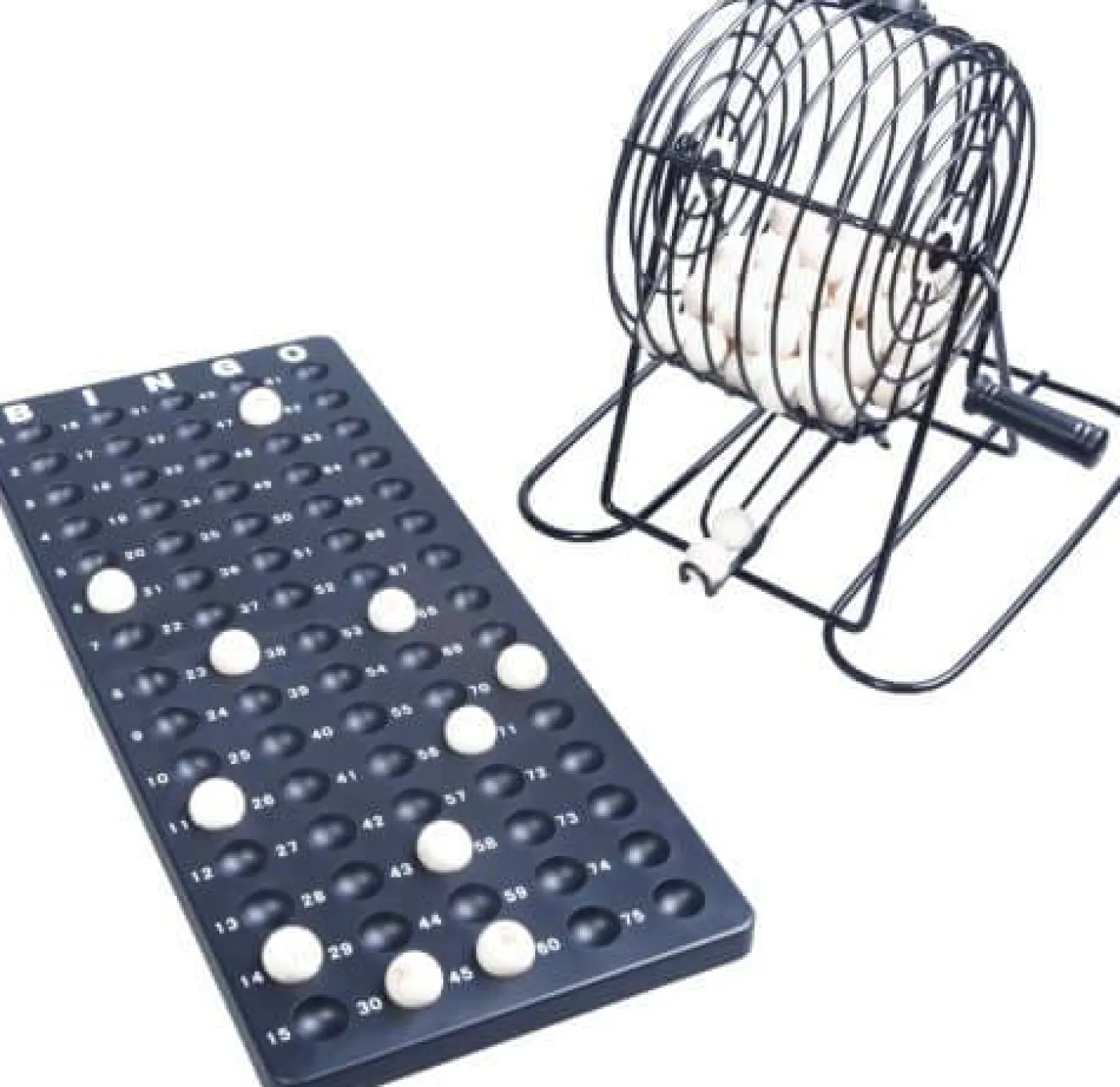 Aktionsspiel "Bingo mit Metallkorb"