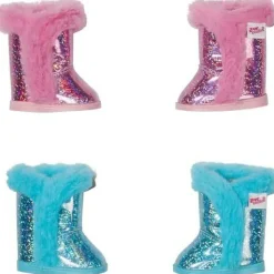 Baby Porn-Puppenkleidung "Glitzer-Stiefel"