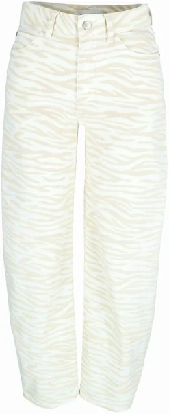 Barrel-Jeans "Mari Clear Zebra"