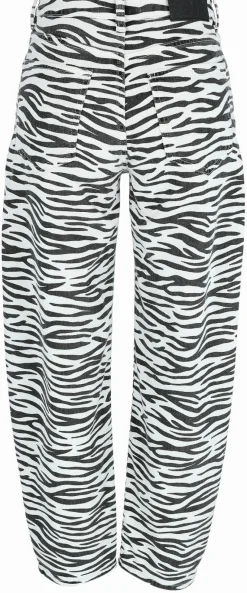 Barrel-Jeans "Mari Clear Zebra"