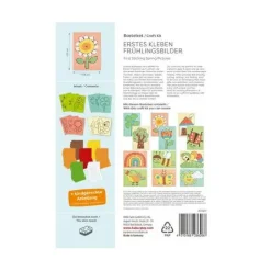 Bastelset  "Erstes Kleben - Frühlingsbilder"