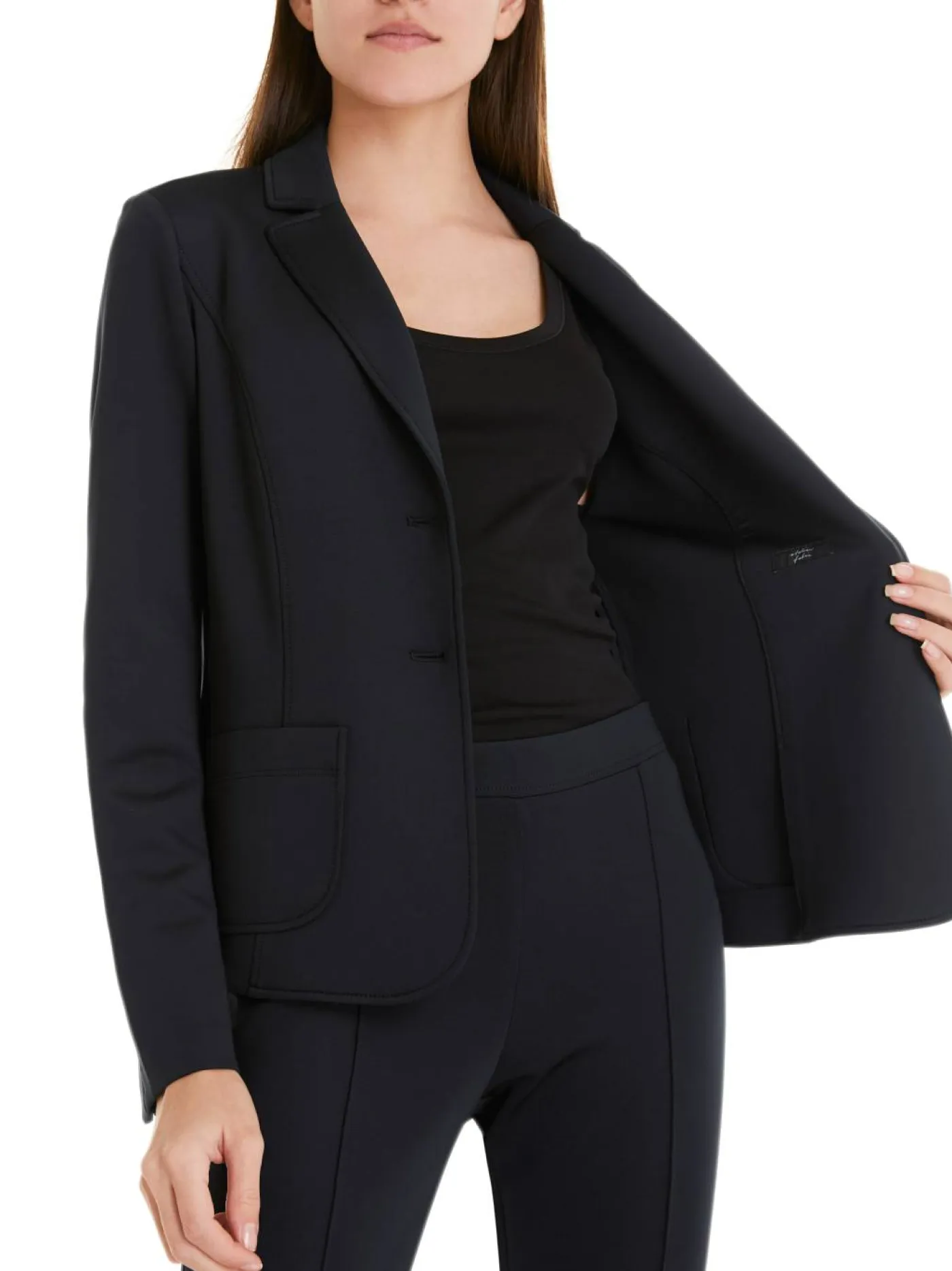 Blazer mit aufgesetzten Taschen
