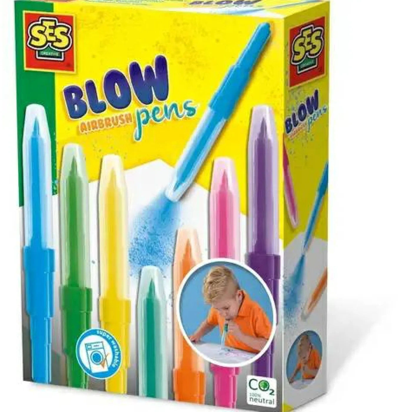 Blow airbrush pens
