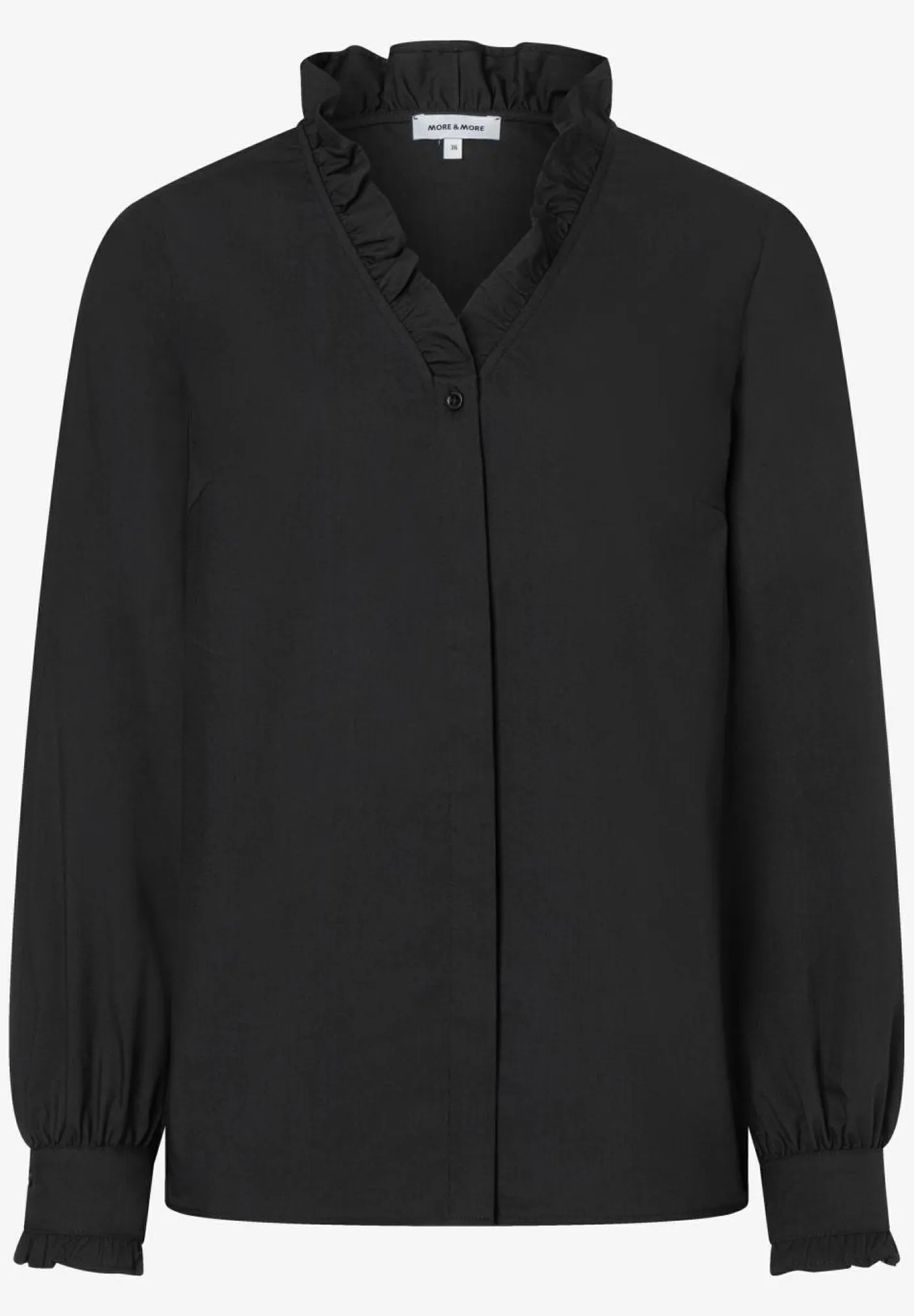 Bluse mit Rüschenkragen