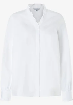 Bluse mit Rüschenkragen