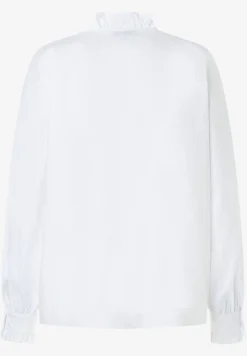 Bluse mit Rüschenkragen