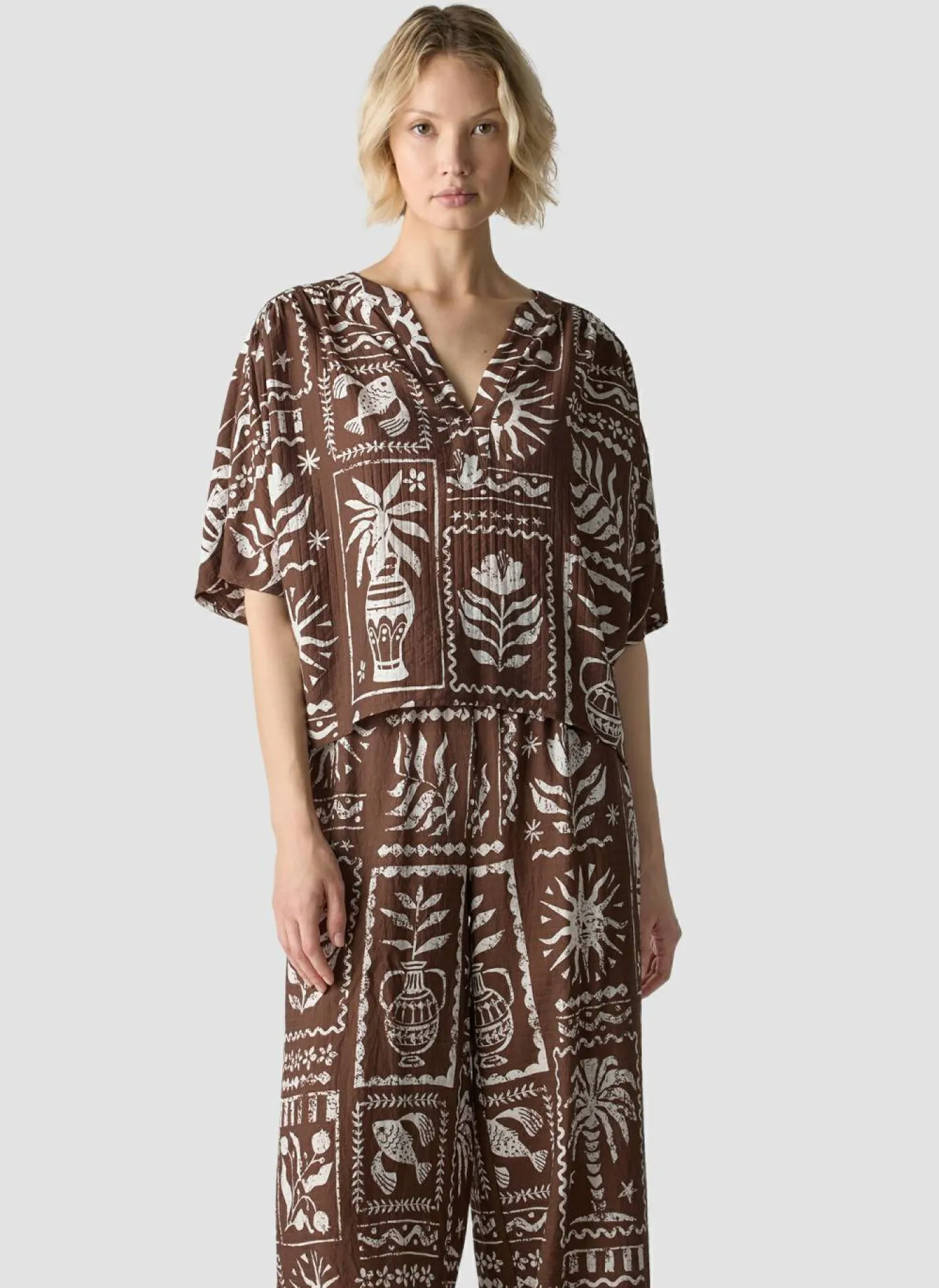 Bluse "Tahiti Flair"