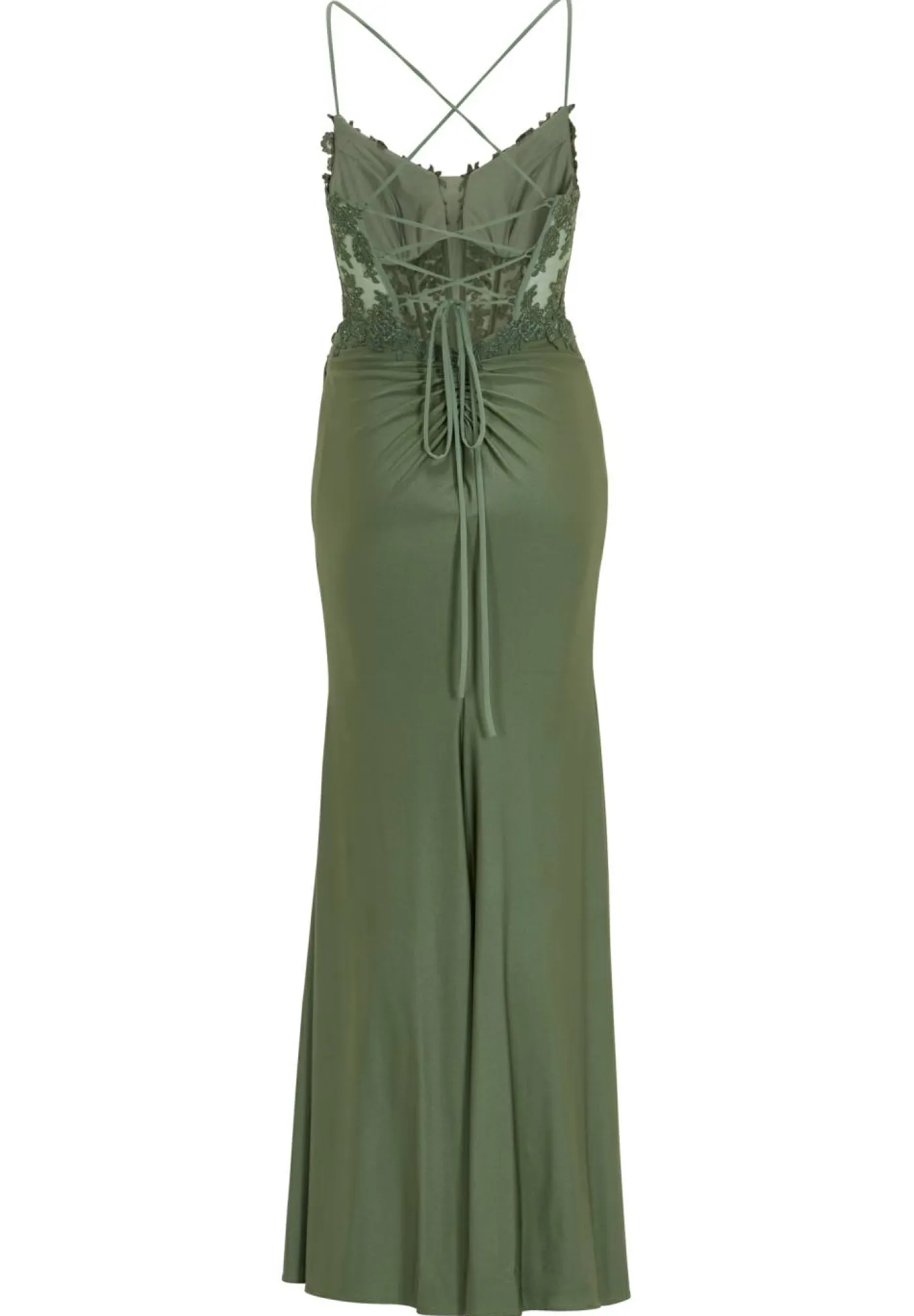 Body-con Kleid mit Spitzenstickerei