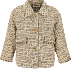 Bouclé-Jacke 