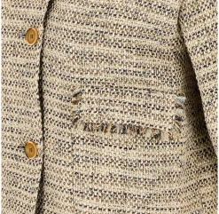 Bouclé-Jacke 