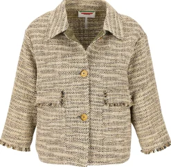 Bouclé-Jacke 