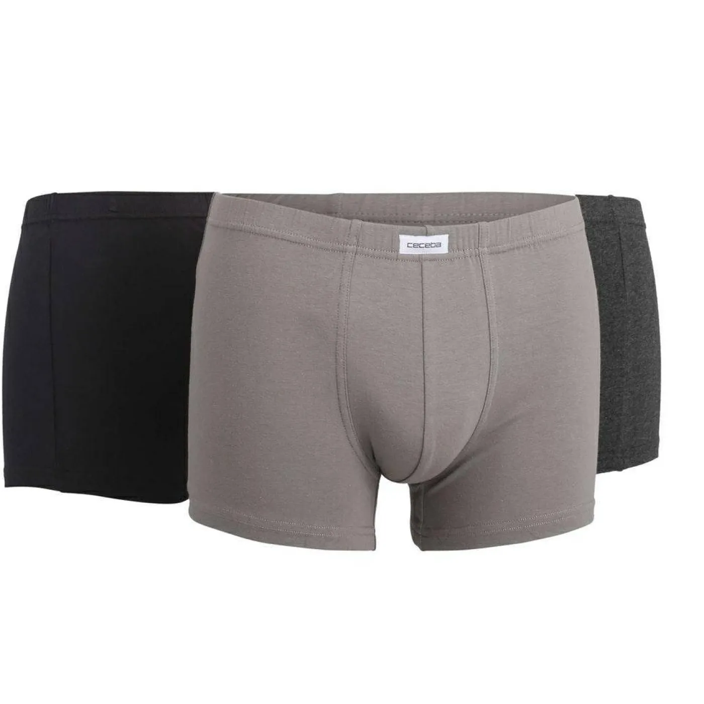 CECEBA Herren Pants uni 3er Pack