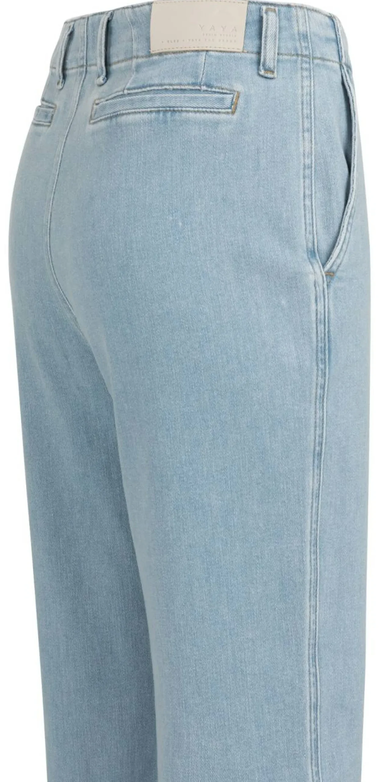Chino-Jeans mit geradem Bein und Paspeltaschen