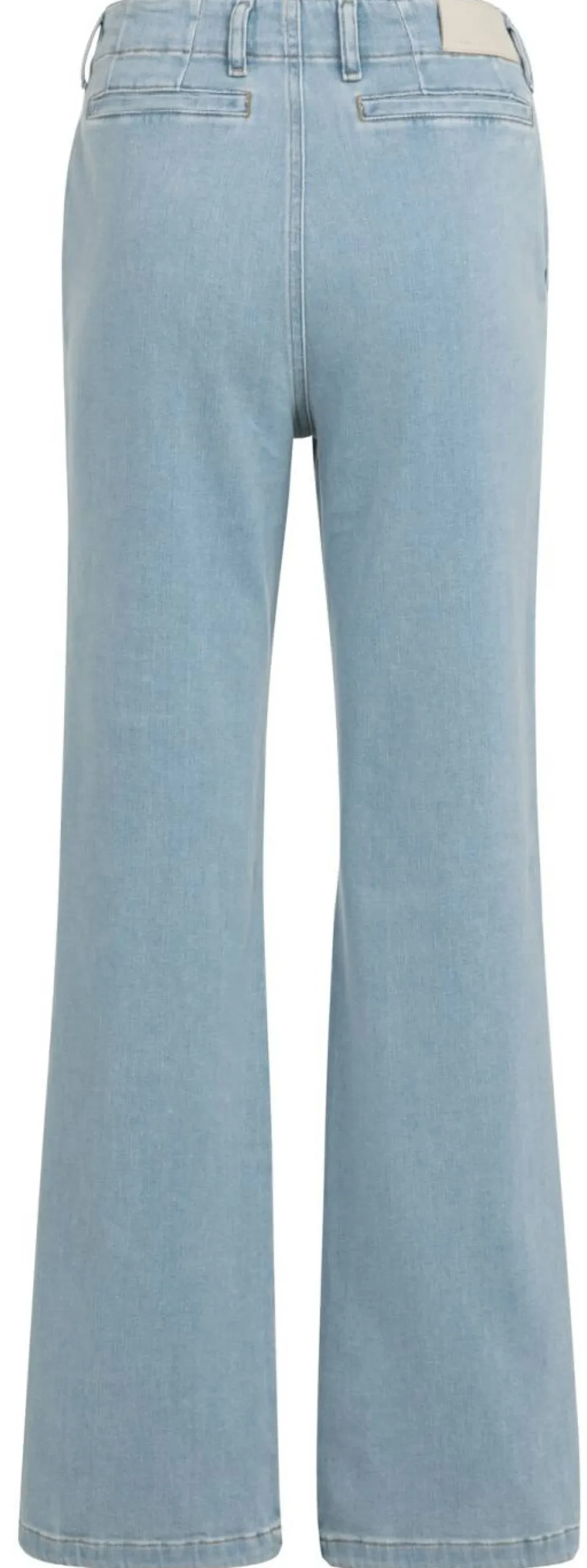 Chino-Jeans mit geradem Bein und Paspeltaschen