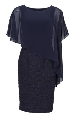 Cocktailkleid mit Überwurf