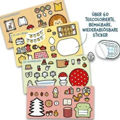 Cozy Stickerhaus - Kleiner Bär