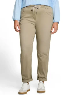 cropped slim leg pants