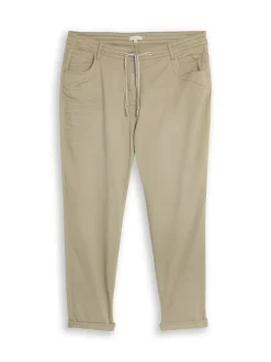 cropped slim leg pants