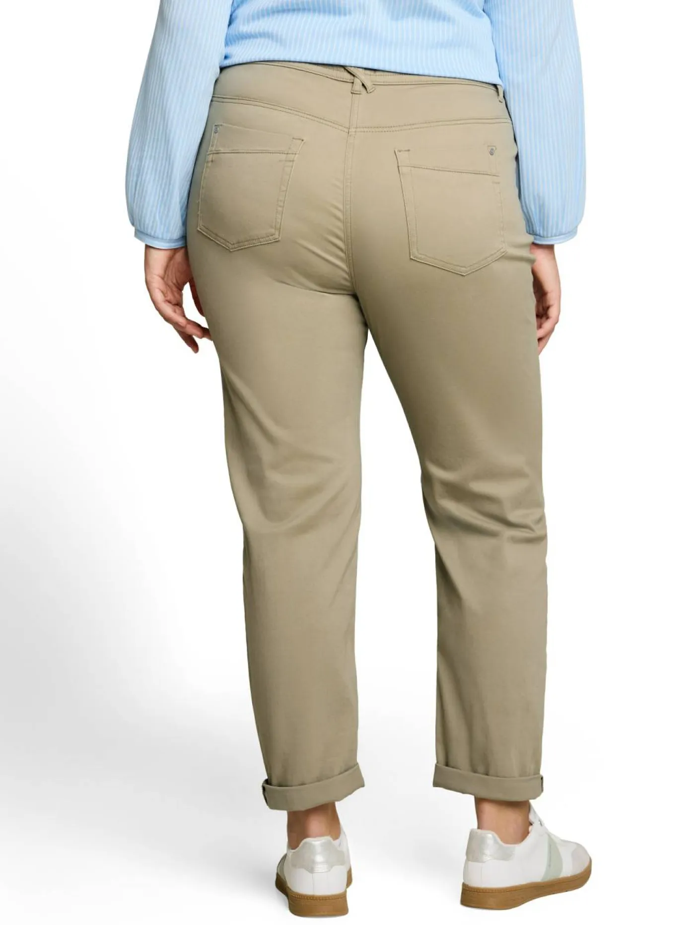 cropped slim leg pants