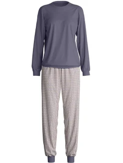 DAMEN Pyjama mit B#ndchen