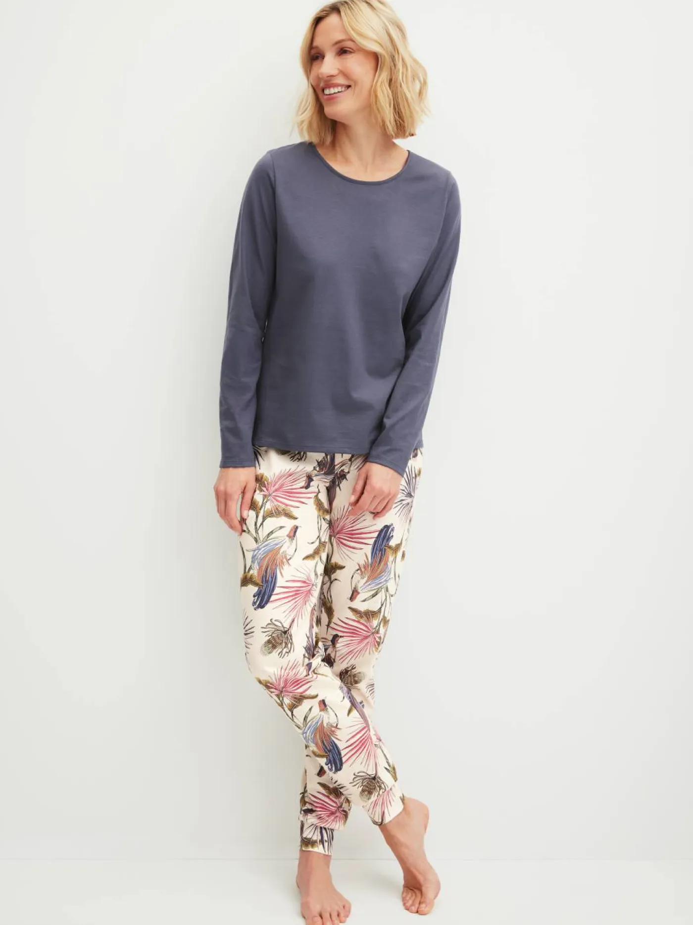 DAMEN Shirt langarm