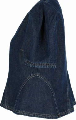 Denim-Bluse