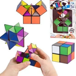 3D-Logikpuzzle "Clown Magic Cube", 2-in-1