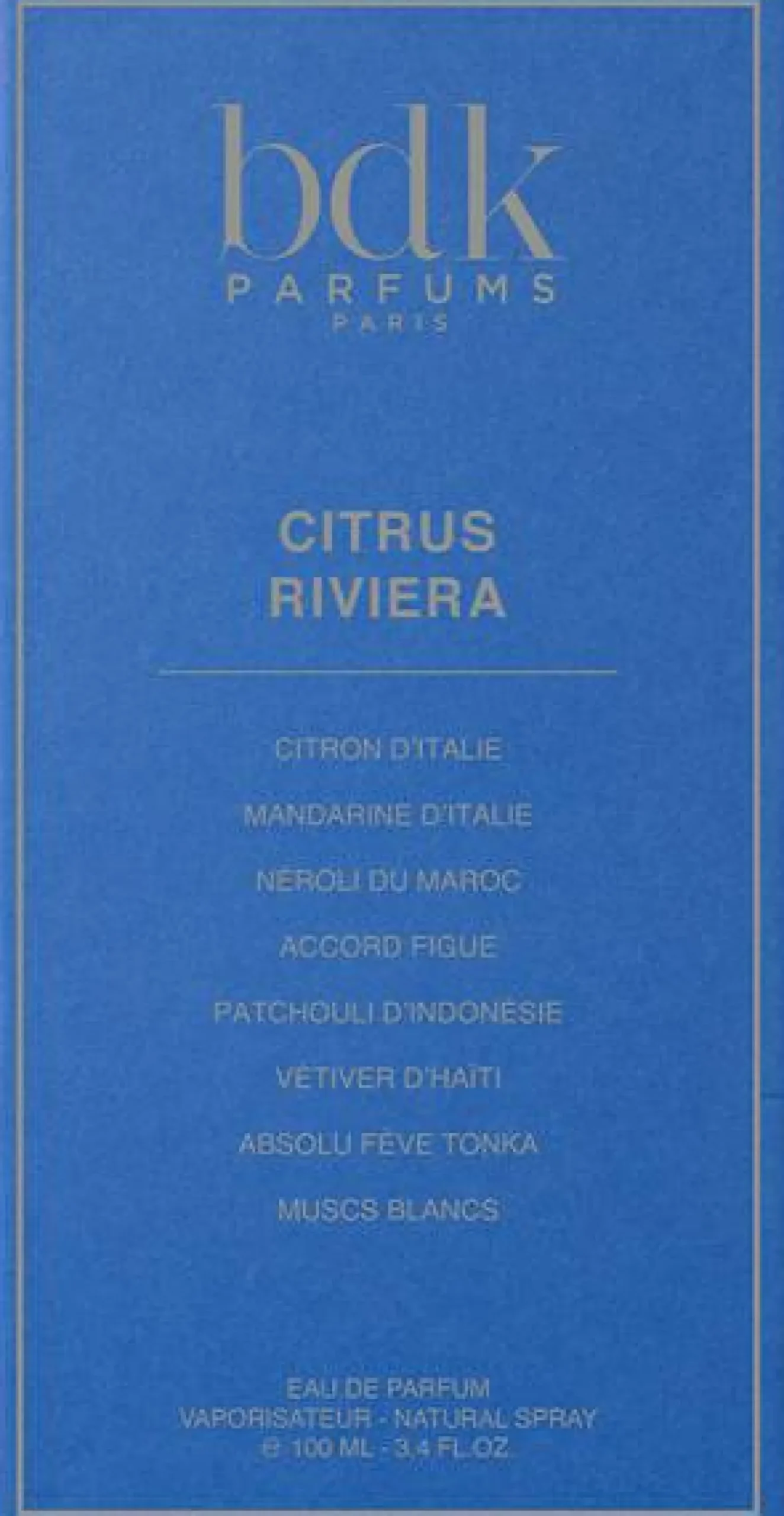 Eau de Parfum "Citrus Riviera", 100 ml