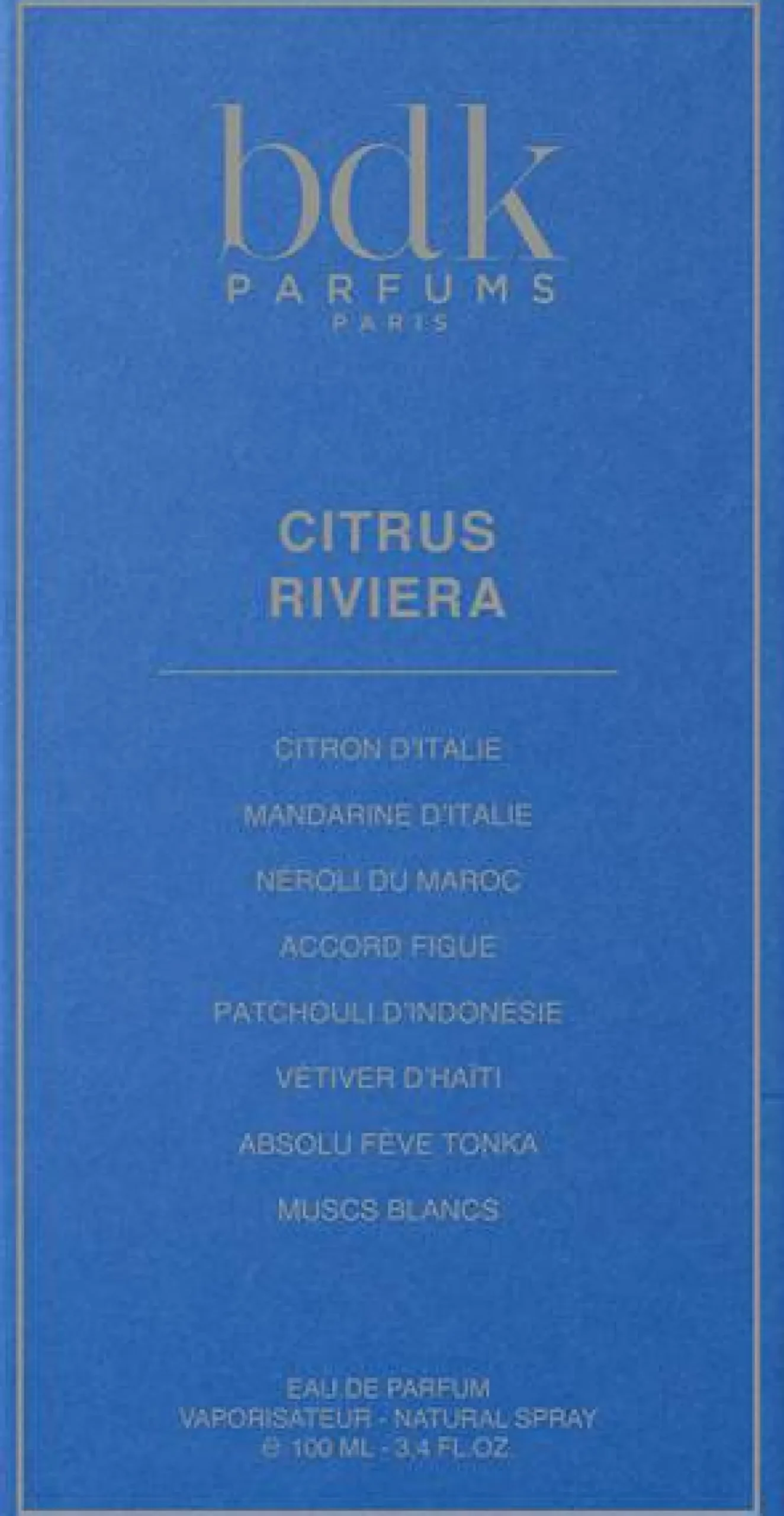 Eau de Parfum "Citrus Riviera", 100 ml