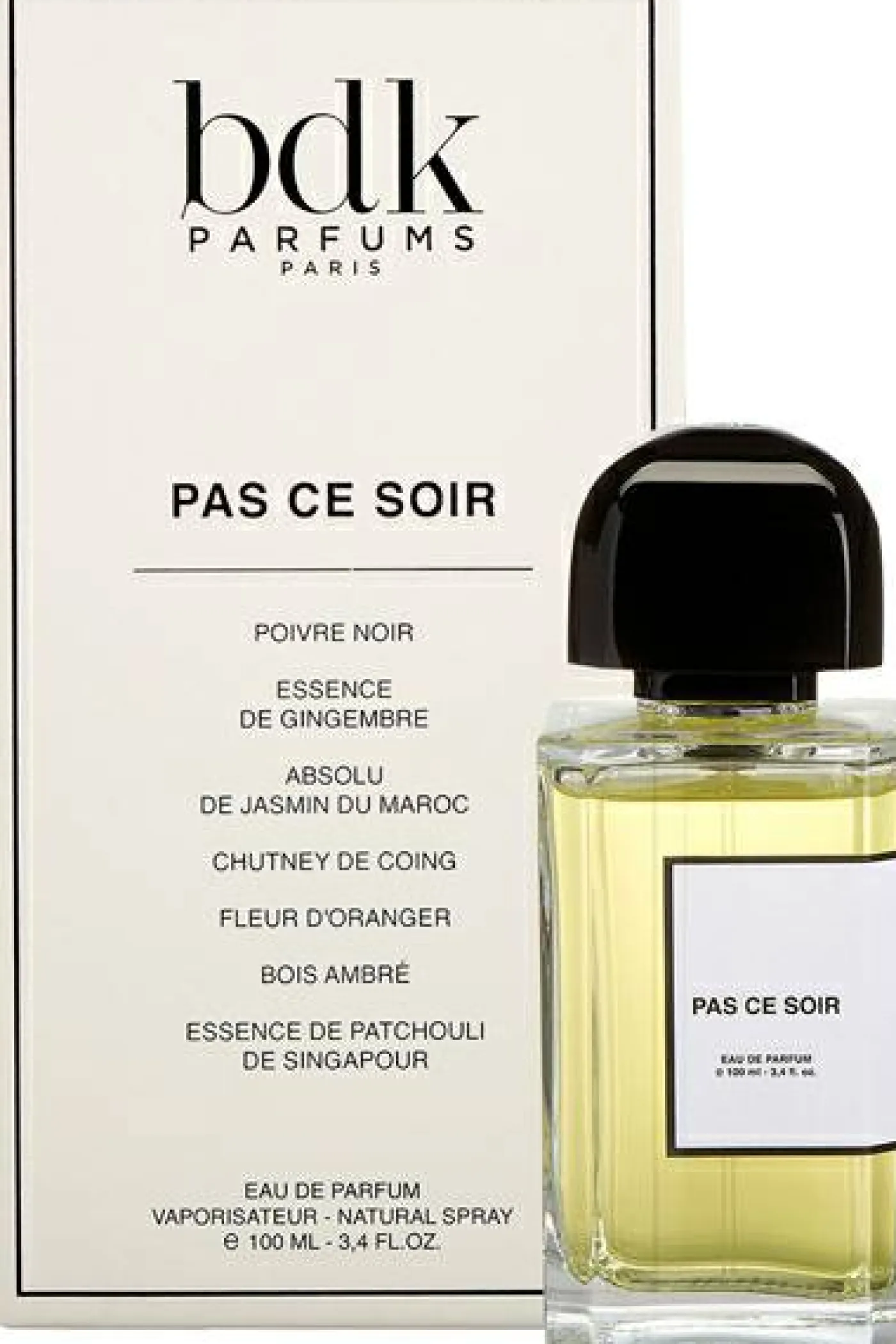 Eau de Parfum "Pas ce Soir", 100 ml