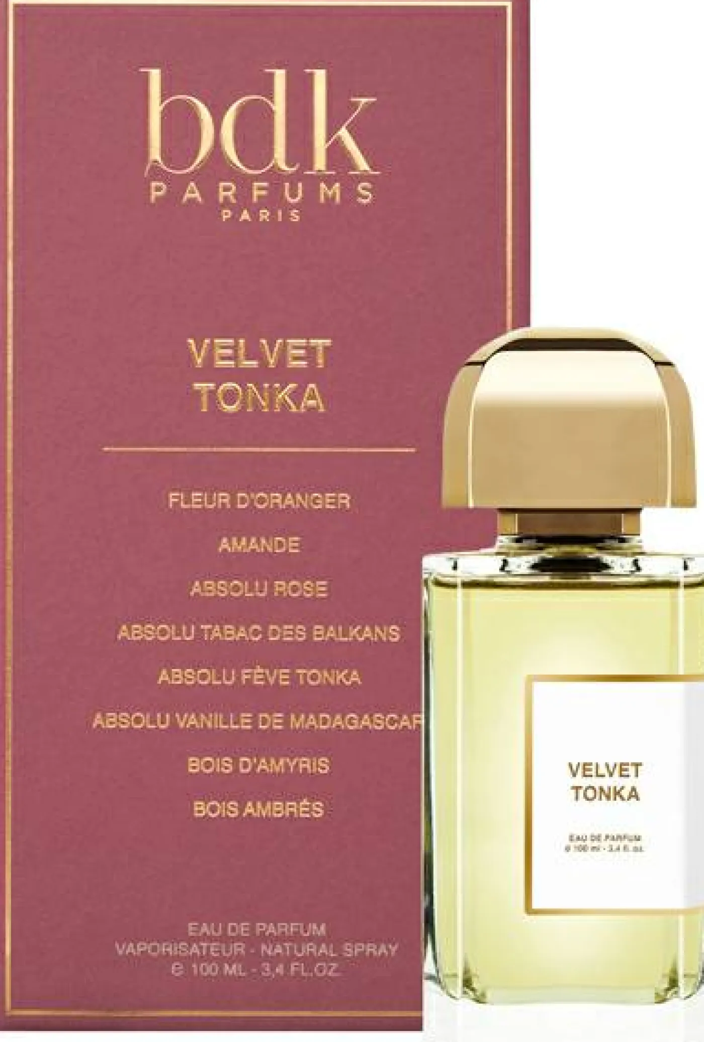 Eau de Parfum "Velvet Tonka", 100 ml