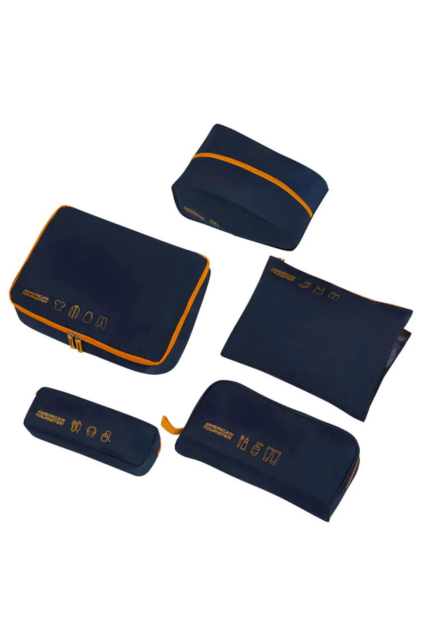 5er-Set Packorganizer