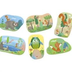 Erste Puzzles "Waldtiere"