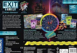 Escape-Room-Spiel "EXIT Family - Schloss Gemeinstein/Mission Candyland", 2er-Pack