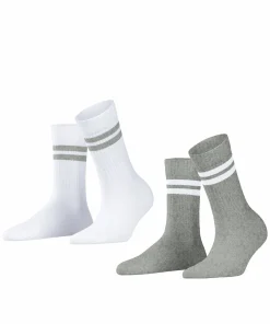 Esprit Tennis Stripe 2-Pack Damen Socken