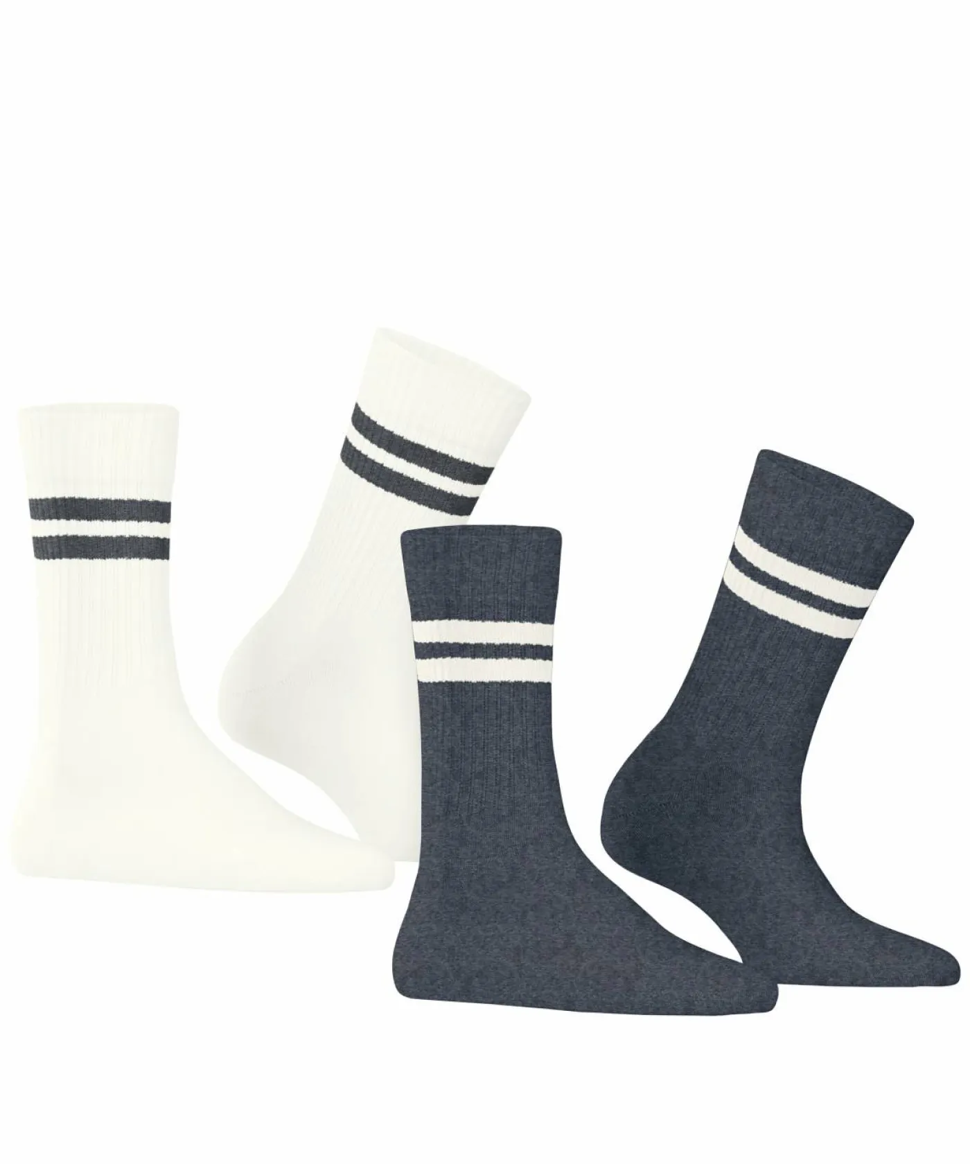 Esprit Tennis Stripe 2-Pack Damen Socken