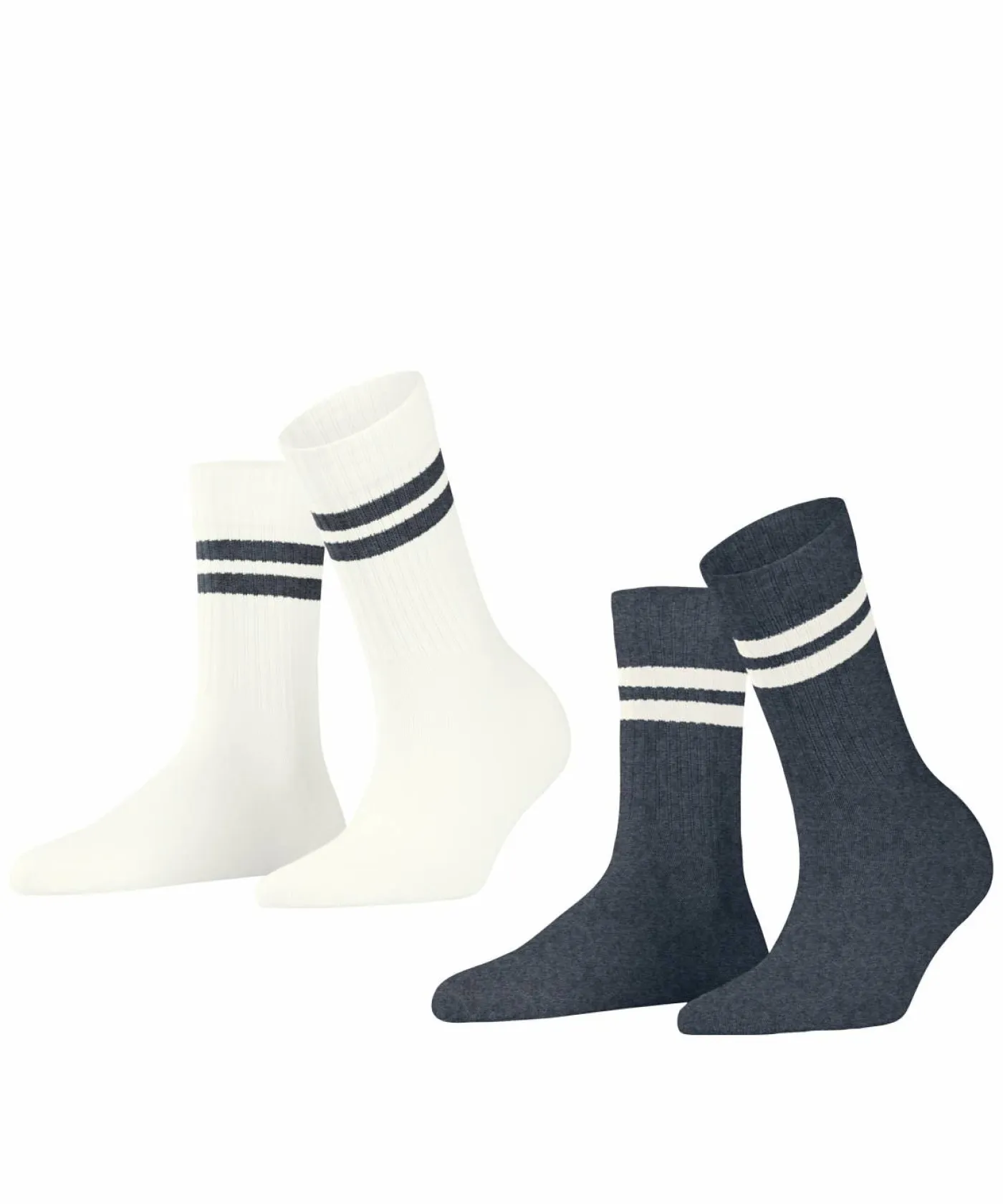Esprit Tennis Stripe 2-Pack Damen Socken