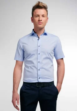 ETERNA KURZARM HEMD SLIM FIT STRETCH