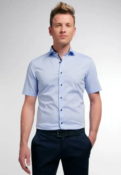 ETERNA KURZARM HEMD SLIM FIT STRETCH