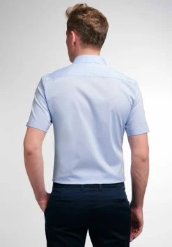 ETERNA KURZARM HEMD SLIM FIT STRETCH