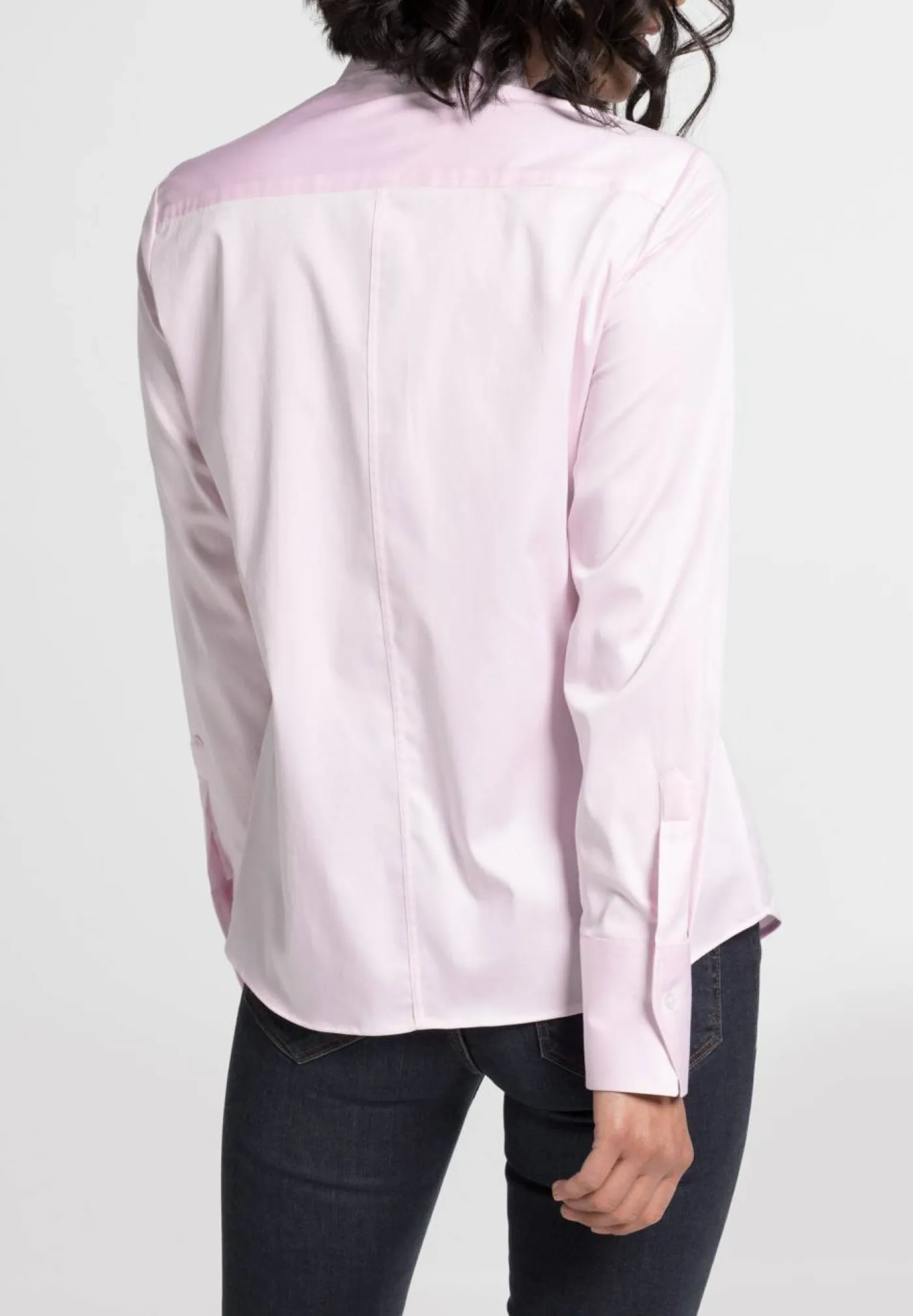 ETERNA LANGARM BLUSE MODERN CLASSIC SATINBINDUNG