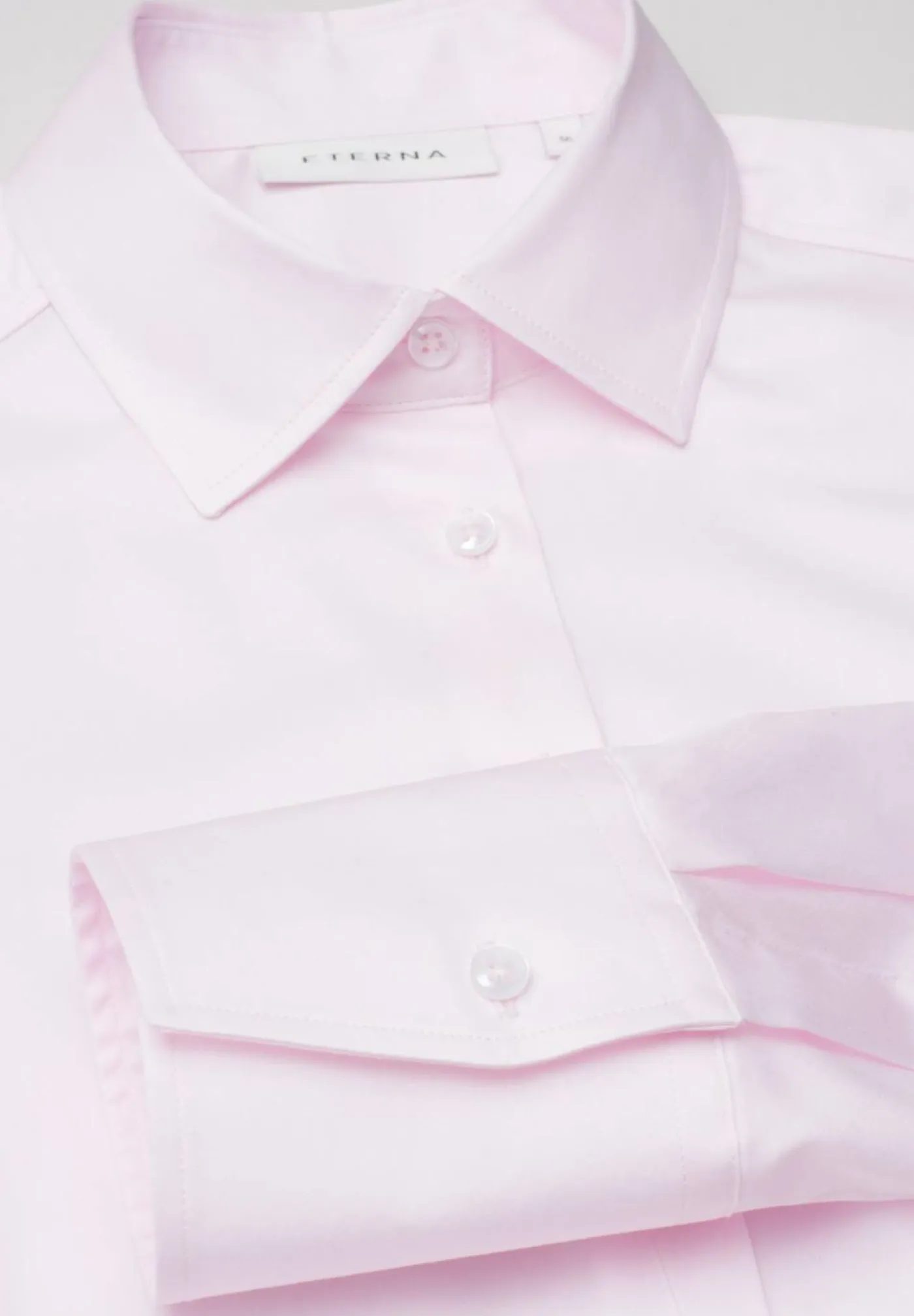 ETERNA LANGARM BLUSE MODERN CLASSIC SATINBINDUNG