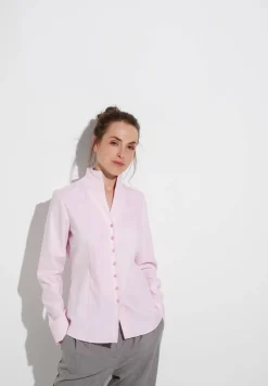 ETERNA LANGARM BLUSE MODERN CLASSIC JAQUARD