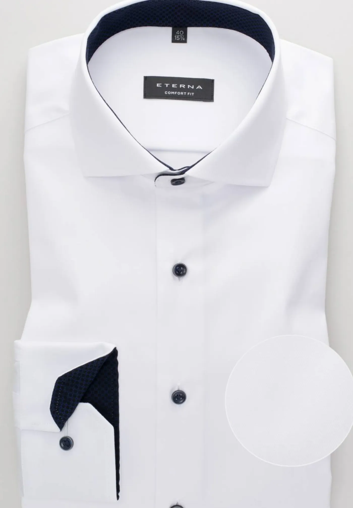 ETERNA LANGARM HEMD COMFORT FIT COVER SHIRT TWILL