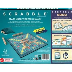 Familienspiel "Scrabble Original (Holz)", 2in1