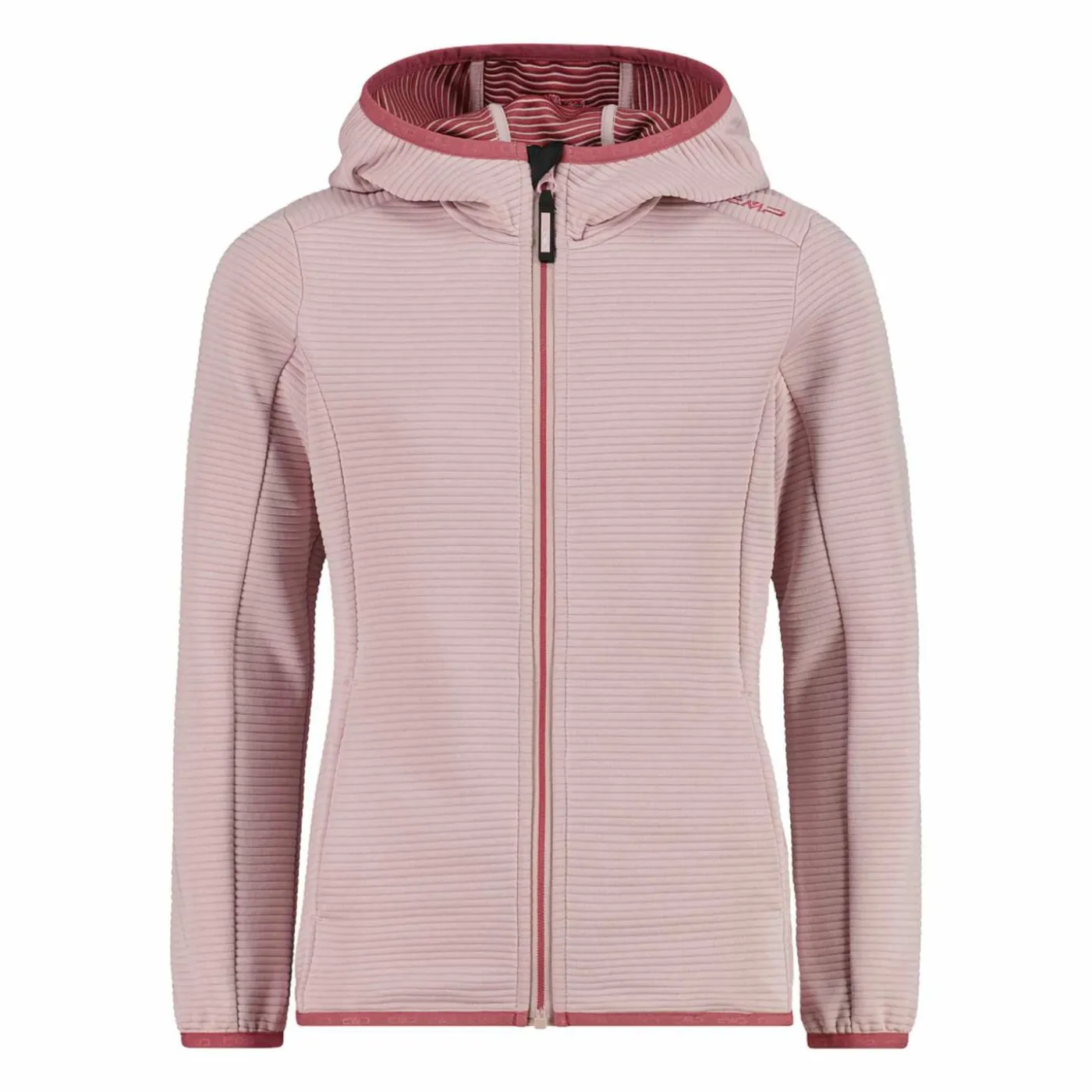 Fleecejacke mit Kapuze