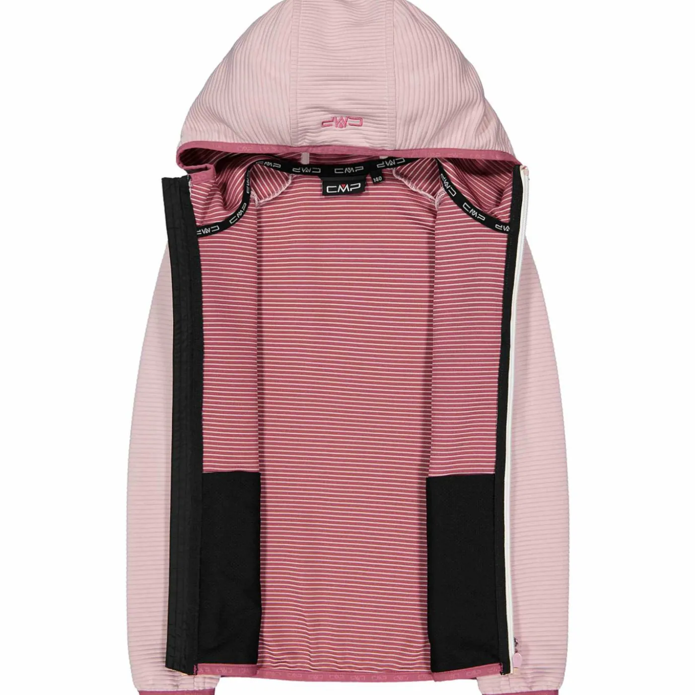 Fleecejacke mit Kapuze