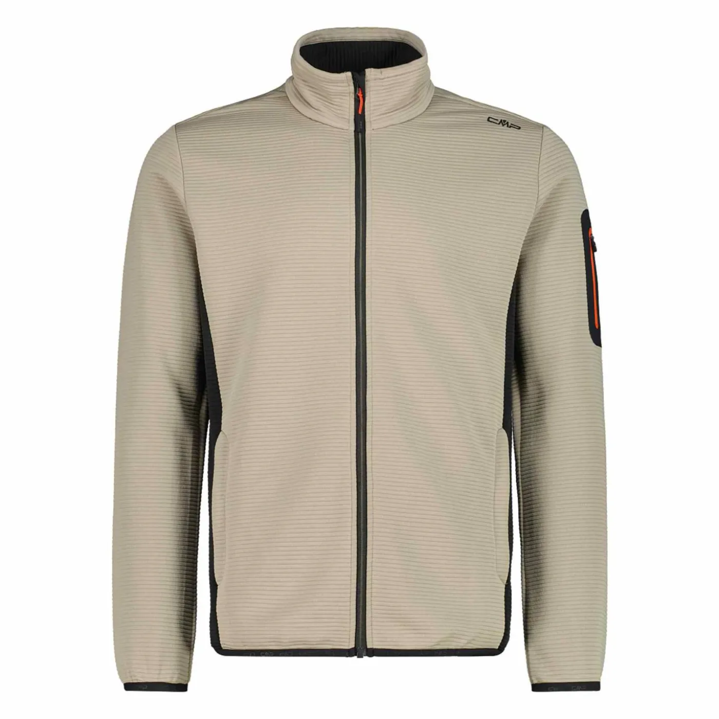 Fleecejacke mit Stehkragen